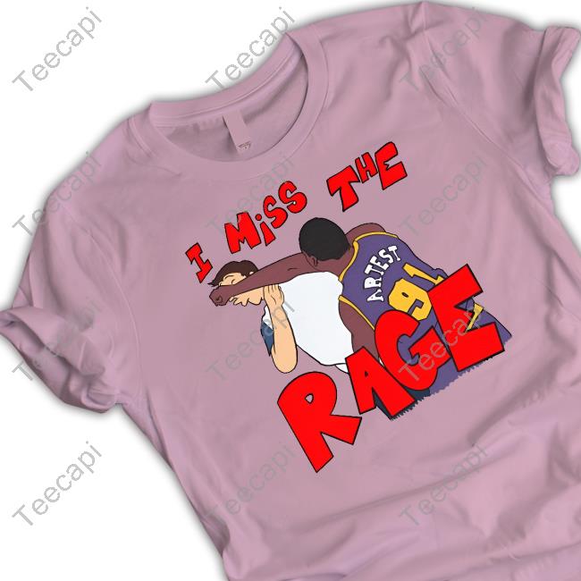 Lucca International Merch “I Miss The Rage” Ron Artest Malice At The Palace Tee